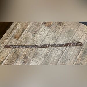 Fancy Western Brown Belt